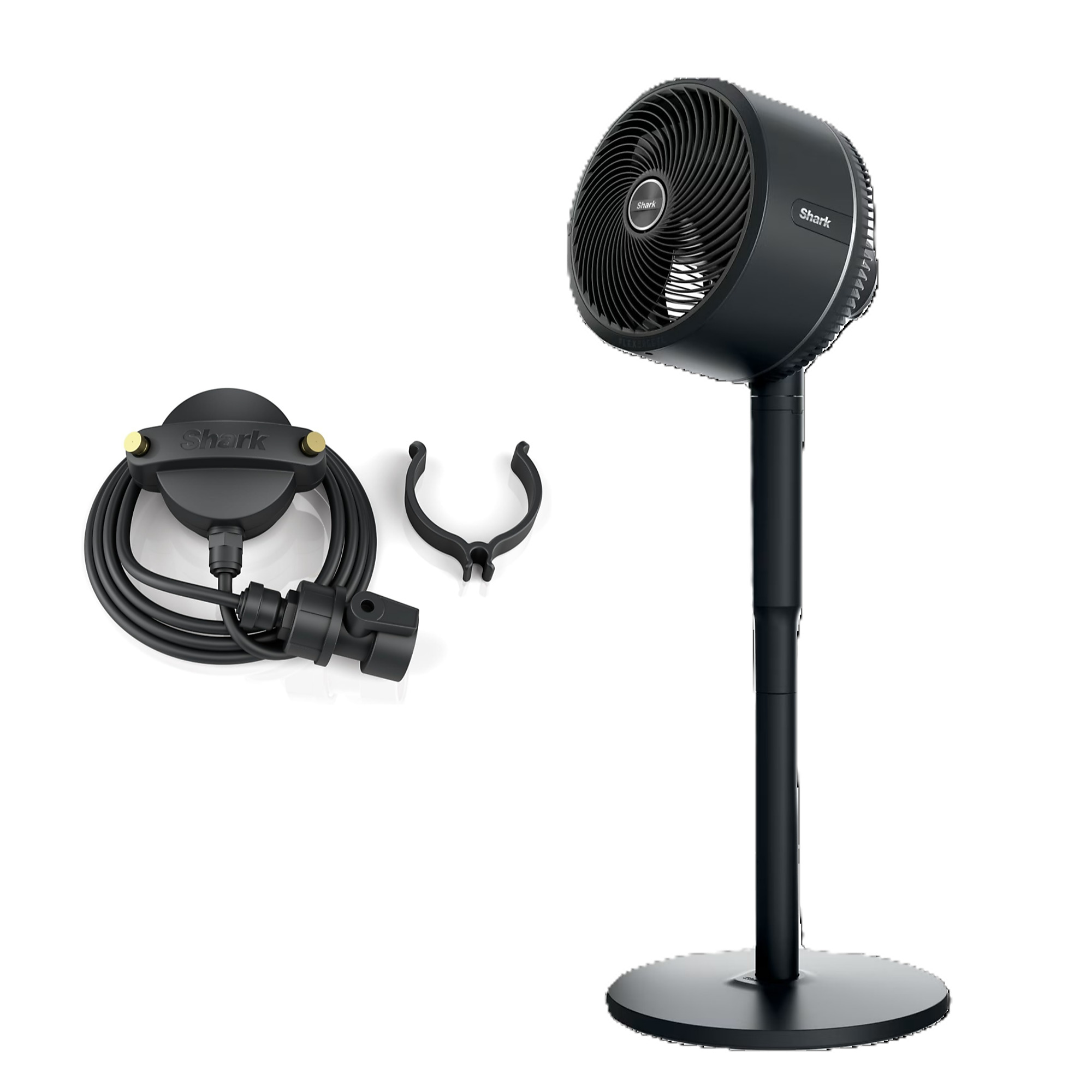 Shark FlexBreeze Rechargeable Cordless Indoor/Outdoor Oscillating Fan, Pedestal/Tabletop, InstaCool Misting Attachment, Model# FA222